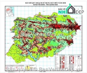 Bản đồ quy Quy hoạch,Bản đồ quy hoạch Trà Bồng,đến năm 2030