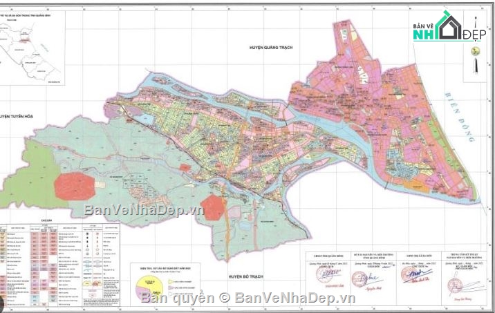 Bản đồ quy Quy hoạch,quy hoạch TX Ba Đồn,TX Ba Đồn Quảng Bình đến năm 2030