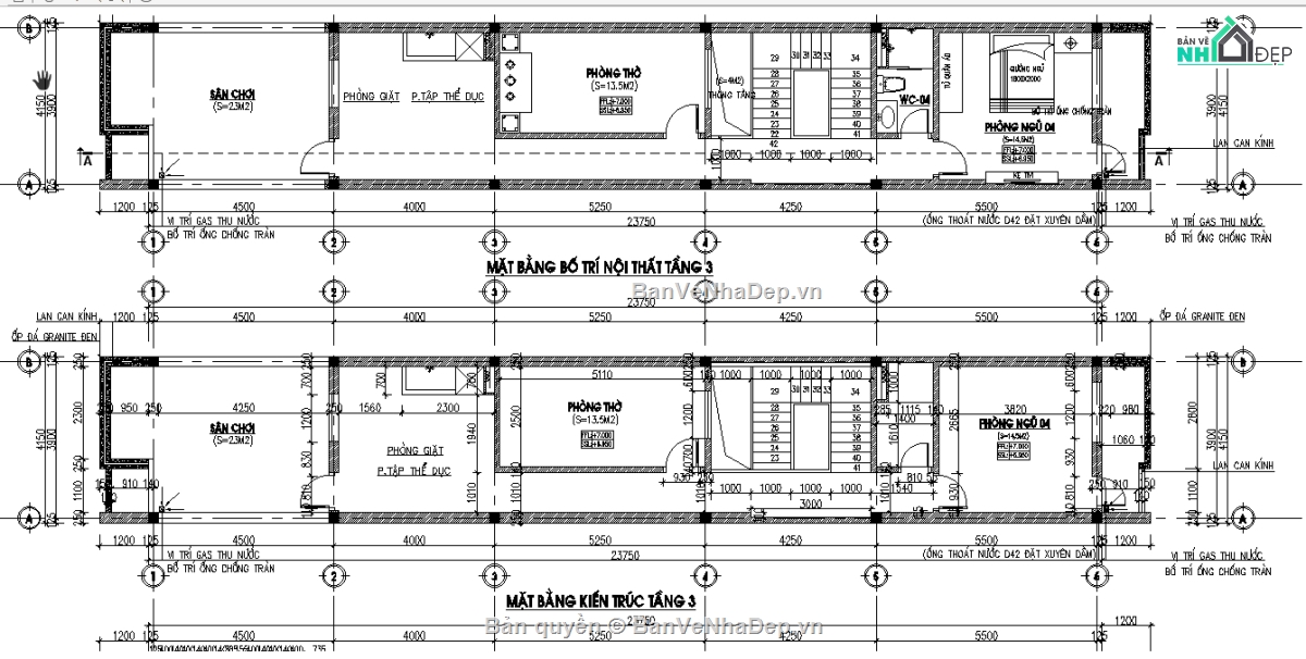 nhà phố 3 tầng,Hồ sơ nhà phố 3 tầng,Bản vẽ nhà phố 3 tầng,File cad nhà phố 3 tầng,Mẫu nhà phố 3 tầng