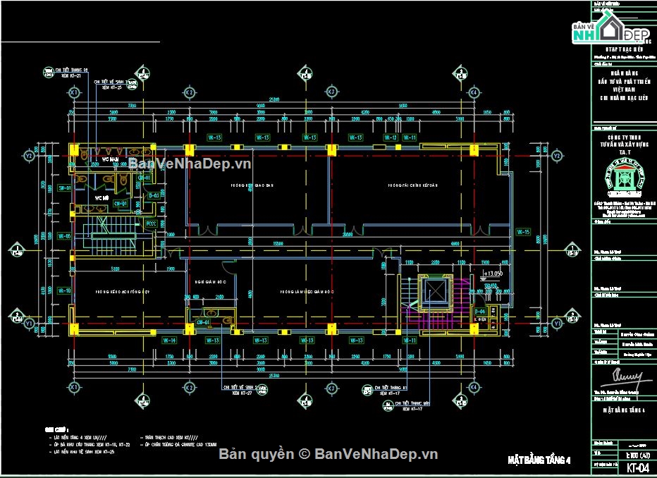 bản vẽ cad ngân hàng,bản vẽ ngân hàng bidv,kiến trúc ngân hàng,hồ sơ thiết kế ngân hàng