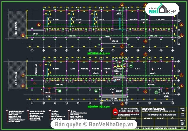 bản vẽ trường tiểu học 2 tầng,trường học 2 tầng 10.3x43.8m,mẫu trường học 2 tầng,thiết kế trường hóc 2 tầng,mẫu trường học 2 tầng đẹp