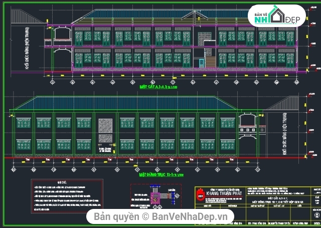 bản vẽ trường tiểu học 2 tầng,trường học 2 tầng 10.3x43.8m,mẫu trường học 2 tầng,thiết kế trường hóc 2 tầng,mẫu trường học 2 tầng đẹp