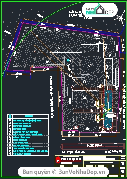 bản vẽ trường tiểu học 2 tầng,trường học 2 tầng 10.3x43.8m,mẫu trường học 2 tầng,thiết kế trường hóc 2 tầng,mẫu trường học 2 tầng đẹp