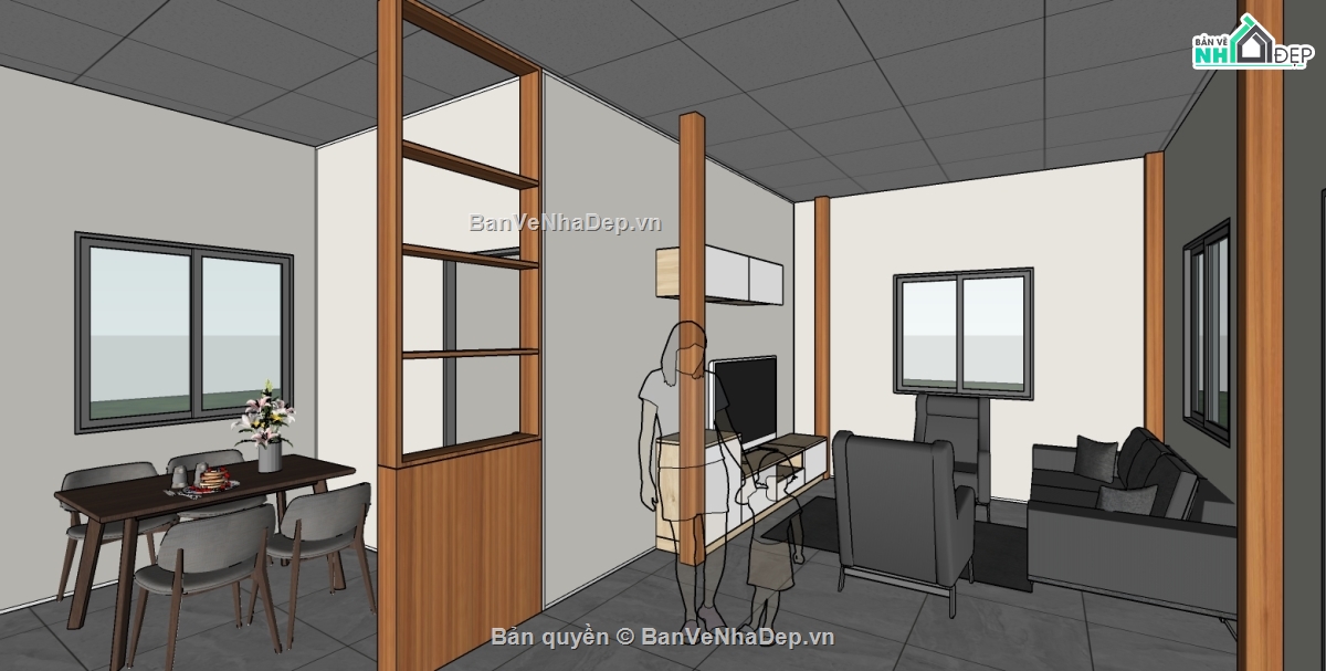 sketchup nhà lắp ghép,nhà lắp ghép khung thép,model sketchup nhà tiền chế,bản vẽ 3d sketchup nhà,file sketchup nhà lắp ghép,thiết kế nhà khung thép