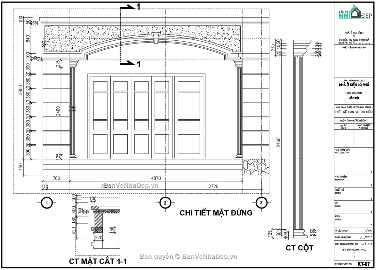 Nhà ở kết hợp nhà thờ họ,biệt thự 2 tầng file cad,biệt thự 2 tầng 9.6x12.3m,biệt thự kết hợp nhà thờ,bản vẽ biệt thự 2 tầng