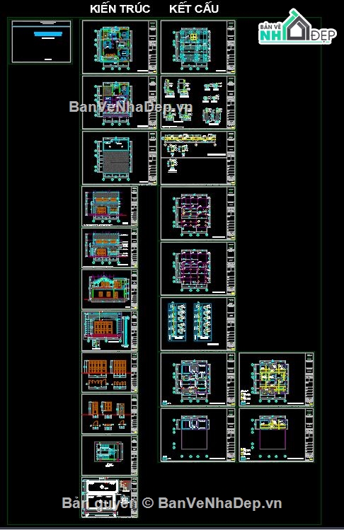 Nhà ở kết hợp nhà thờ họ,biệt thự 2 tầng file cad,biệt thự 2 tầng 9.6x12.3m,biệt thự kết hợp nhà thờ,bản vẽ biệt thự 2 tầng
