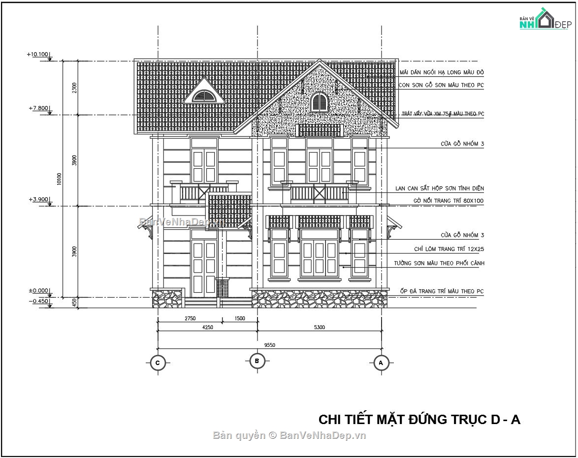 biệt thự 2 tầng file cad,autocad biệt thự 2 tầng,bản vẽ biệt thự 2 tầng,biệt thự 2 tầng file autocad,file cad biệt thự 2 tầng