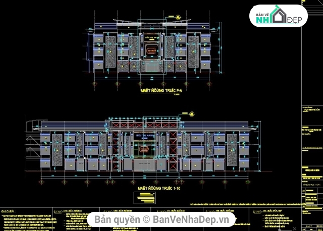 siêu thị xanh 3 tầng 46x72m,kiến trúc siêu thị xanh 3 tầng,Cad kiến trúc siêu thị,Siêu thị 3 tầng,bản vẽ siêu thị xanh 3 tầng