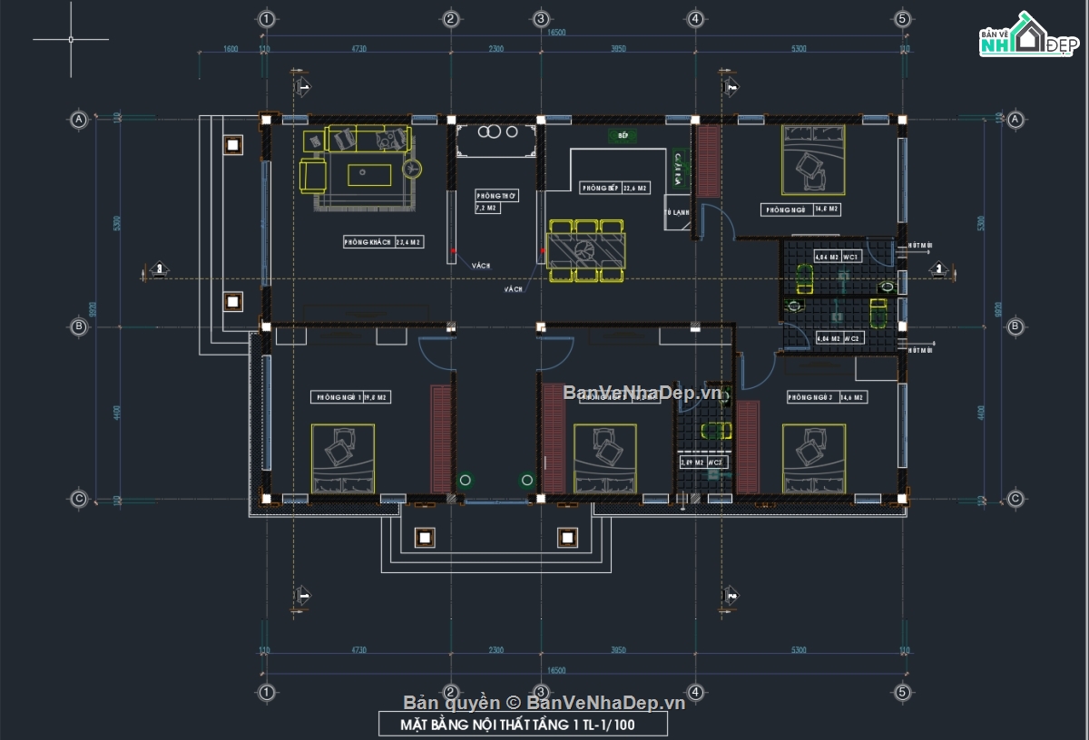 Bản vẽ nhà cấp 4,bản vẽ nhà cấp 4 9.92x16.5m,hồ sơ bản vẽ nhà cấp 4,file cad nhà cấp 4,bản vẽ cad nhà cấp 4,Mẫu bản vẽ nhà cấp 4