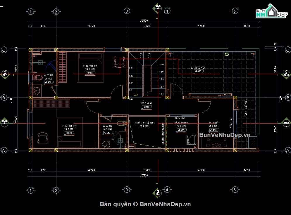 autocad nhà phố 2 tầng,bản vẽ nhà phố 2 tầng,file cad nhà phố 2 tầng,file autocad nhà phố 2 tầng,nhà phố 2 tầng file cad