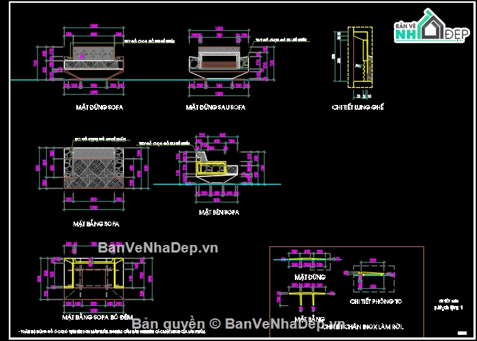 bản vẽ nội thất,cad nội thất,noi that ahome,noi that oc cho,giuong oc cho,ban an oc cho