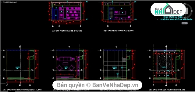 Cad Biệt thự 2 tầng 14.3x32.6m,bản vẽ Biệt thự 2 tầng,File CAD Biệt thự 2 tầng,Bản vẽ biệt thự 2 tầng