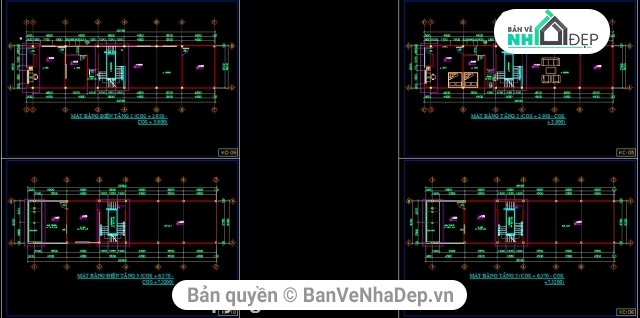 nhà ống 3 tầng,3 tầng,nhà phố 3 tầng 6x26m,bản vẽ nhà phố 3 tầng,thiết kế nhà phố 3 tầng