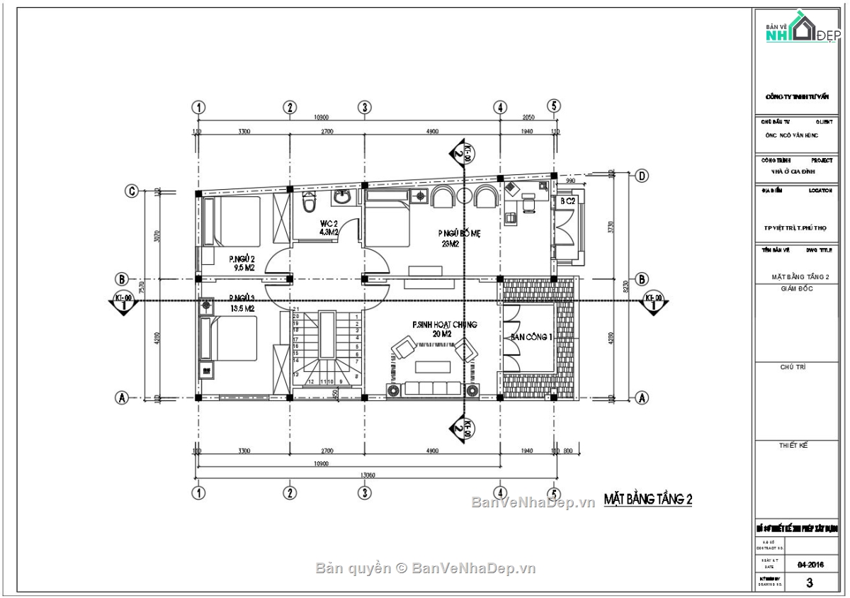 nhà phố 3 tầng mái thái,Thiết kế nhà lô góc,Bản vẽ nhà mái thái đẹp,autocad nhà phố,nhà phố 3 tầng