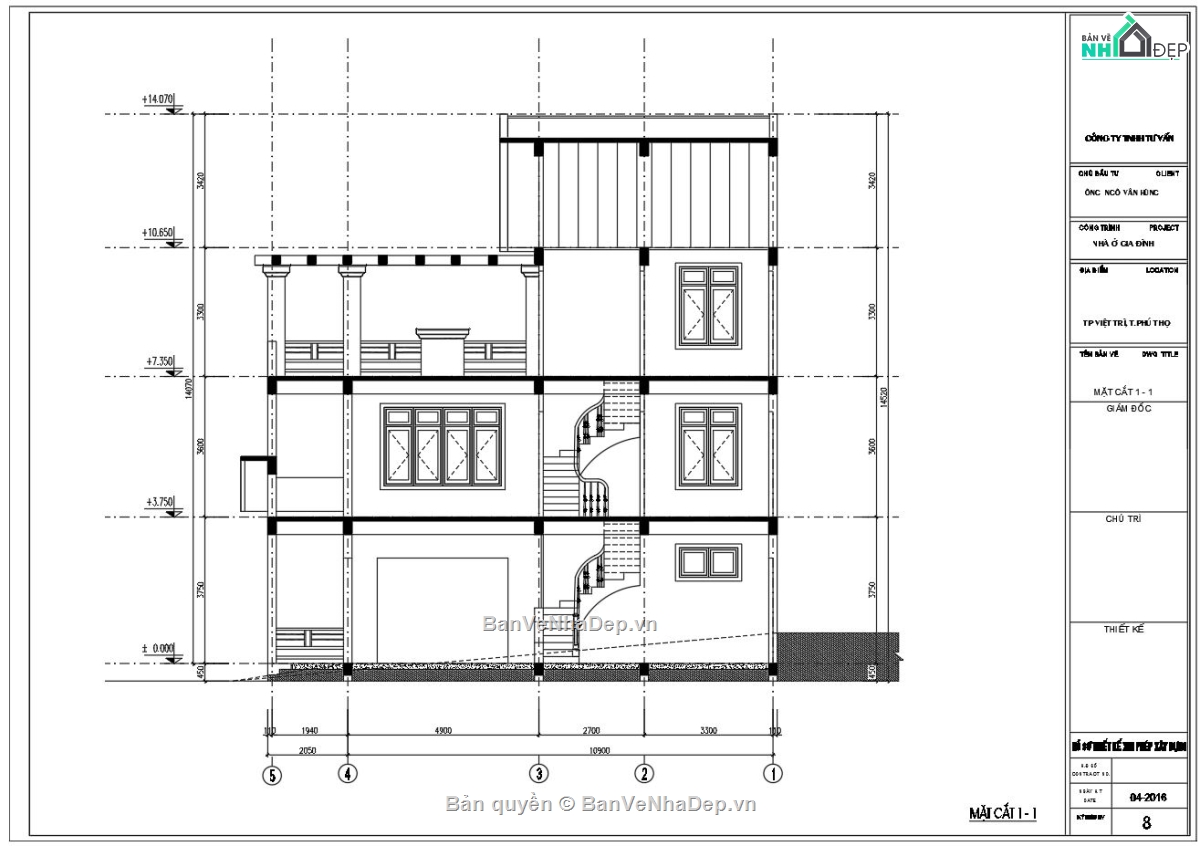 nhà phố 3 tầng mái thái,Thiết kế nhà lô góc,Bản vẽ nhà mái thái đẹp,autocad nhà phố,nhà phố 3 tầng