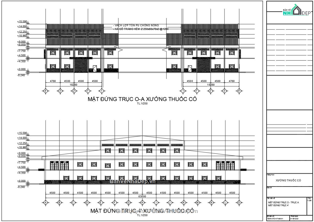 Nhà xưởng 3 tầng,Nhà xưởng BTCT 3 tầng,Bản vẽ nhà xưởng 3 tầng,Bản vẽ xưởng thuốc cỏ,nhà xưởng thuốc cỏ 3 tầng