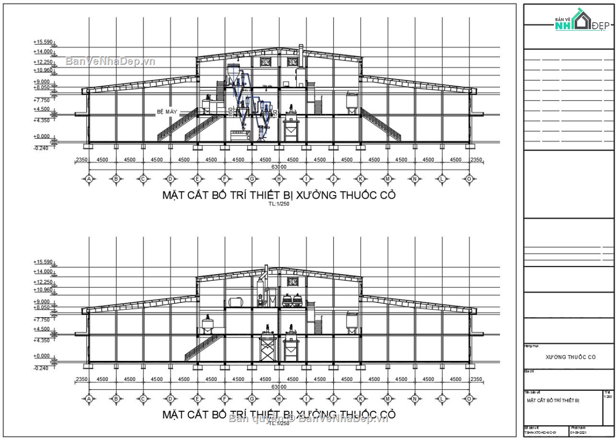Nhà xưởng 3 tầng,Nhà xưởng BTCT 3 tầng,Bản vẽ nhà xưởng 3 tầng,Bản vẽ xưởng thuốc cỏ,nhà xưởng thuốc cỏ 3 tầng