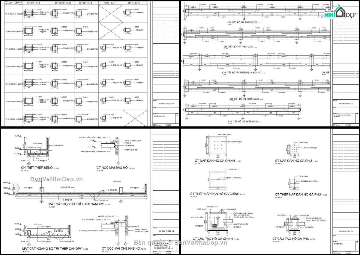 Nhà xưởng 3 tầng,Nhà xưởng BTCT 3 tầng,Bản vẽ nhà xưởng 3 tầng,Bản vẽ xưởng thuốc cỏ,nhà xưởng thuốc cỏ 3 tầng