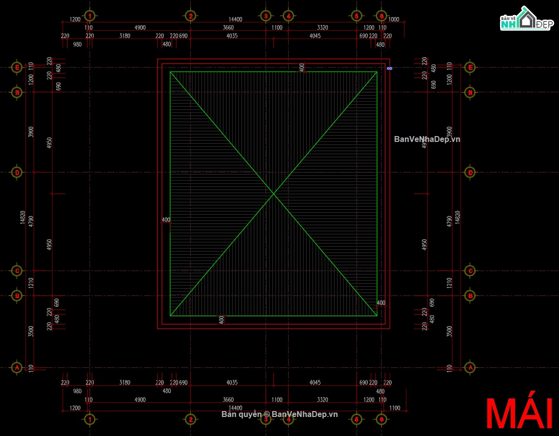 biệt thự 3 tầng,3 tầng,Bản vẽ thiết kế biệt thự,nhà 3 tầng 13x13.5m,nhà 3 tầng mặt tiền 13m