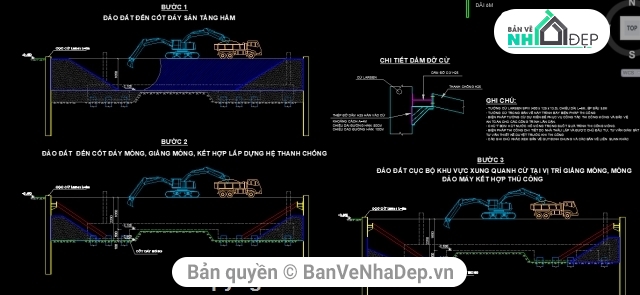 Công trình Phòng cháy chữa cháy,bể PCCC trường học,BPTC bể PCCC có cừ larsen,biện pháp thi công phòng cháy chữa cháy,thi công bể PCCC trường học,Bể PCCC