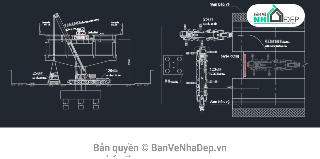 Biện pháp thi công nhà ga,BPTC kết cấu thép,Mái nhà ga đường sắt,Đường sắt Cát Linh - Hà Đông