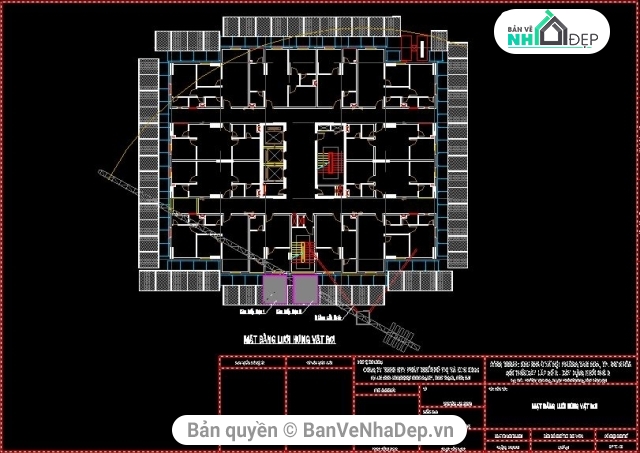 8 bản vẽ cad chung cư được xem nhiều nhất năm qua