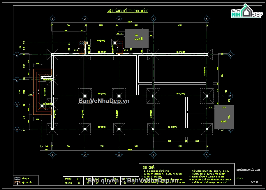 biệt thự 1 tầng,kiến trúc biệt thự,bản vẽ biệt thự