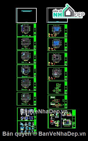 biệt thự 2 tầng 11x9.7m,file cad biệt thự mái thái 2 tầng,kiến trúc biệt thự 2 tầng,dựng sketchup biệt thự 2 tầng