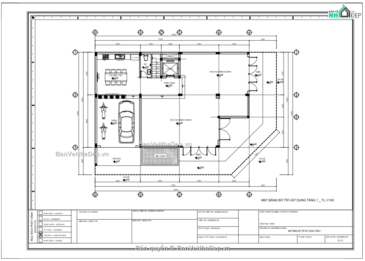 Bản vẽ thi công,Bản vẽ full,hồ sơ thi công