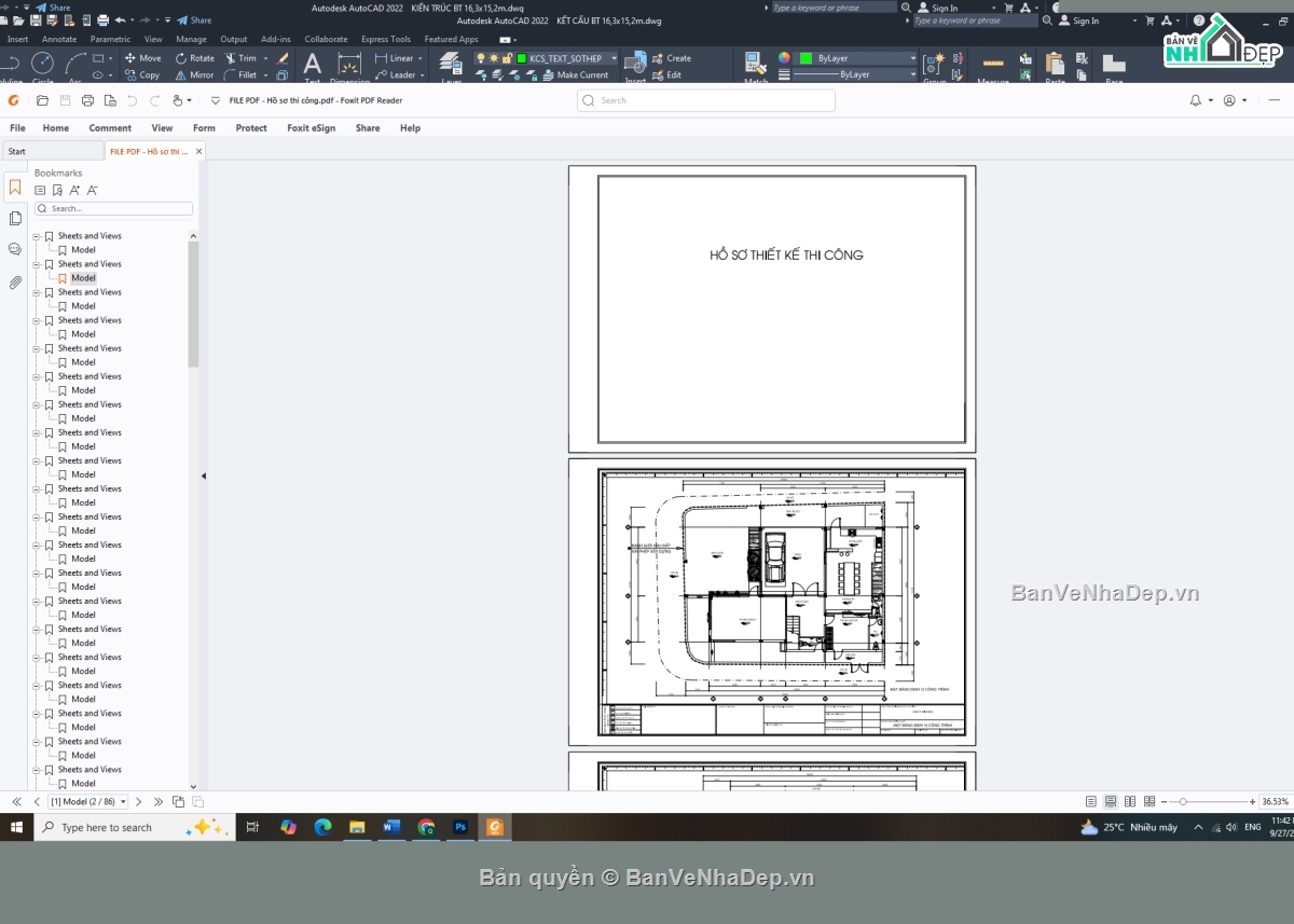 Bản vẽ thi công,kiến trúc 3 tầng,kiến trúc 3  tầng