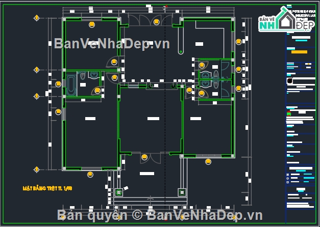 biệt thự mái thái,Bản vẽ biệt thự mái thái,Bản vẽ biệt thự mái thái đẹp,Bản vẽ biệt thự