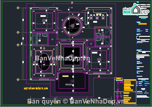 biệt thự mái thái,Bản vẽ biệt thự mái thái,Bản vẽ biệt thự mái thái đẹp,Bản vẽ biệt thự