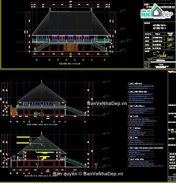 nhà văn hóa,thiết kế nhà văn hóa,cad nhà văn hóa