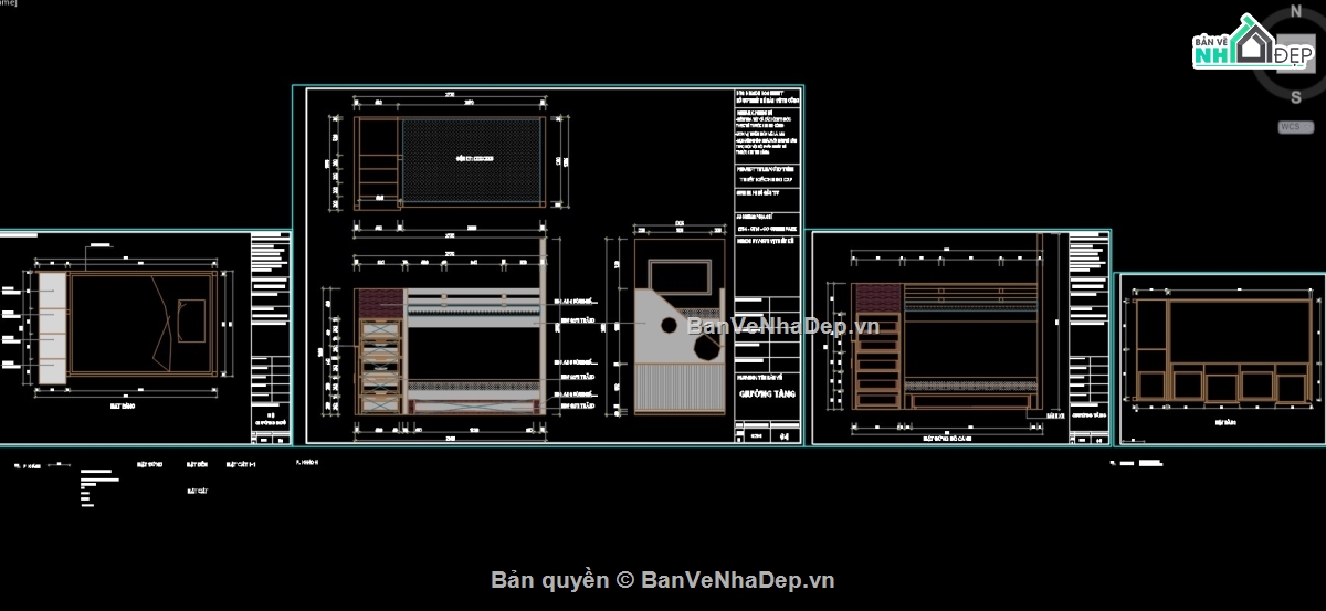 thư viện cad nội thất,file cad nội thất,file cad giường tầng,bổ chi tiết cad nội thất,Bản vẽ nội thất,Bản vẽ chi tiết giường