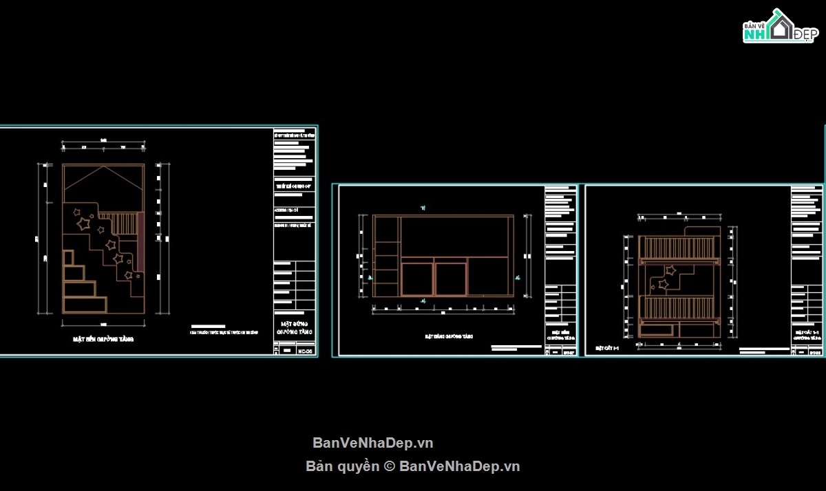 thư viện cad nội thất,file cad nội thất,file cad giường tầng,bổ chi tiết cad nội thất,Bản vẽ nội thất,Bản vẽ chi tiết giường