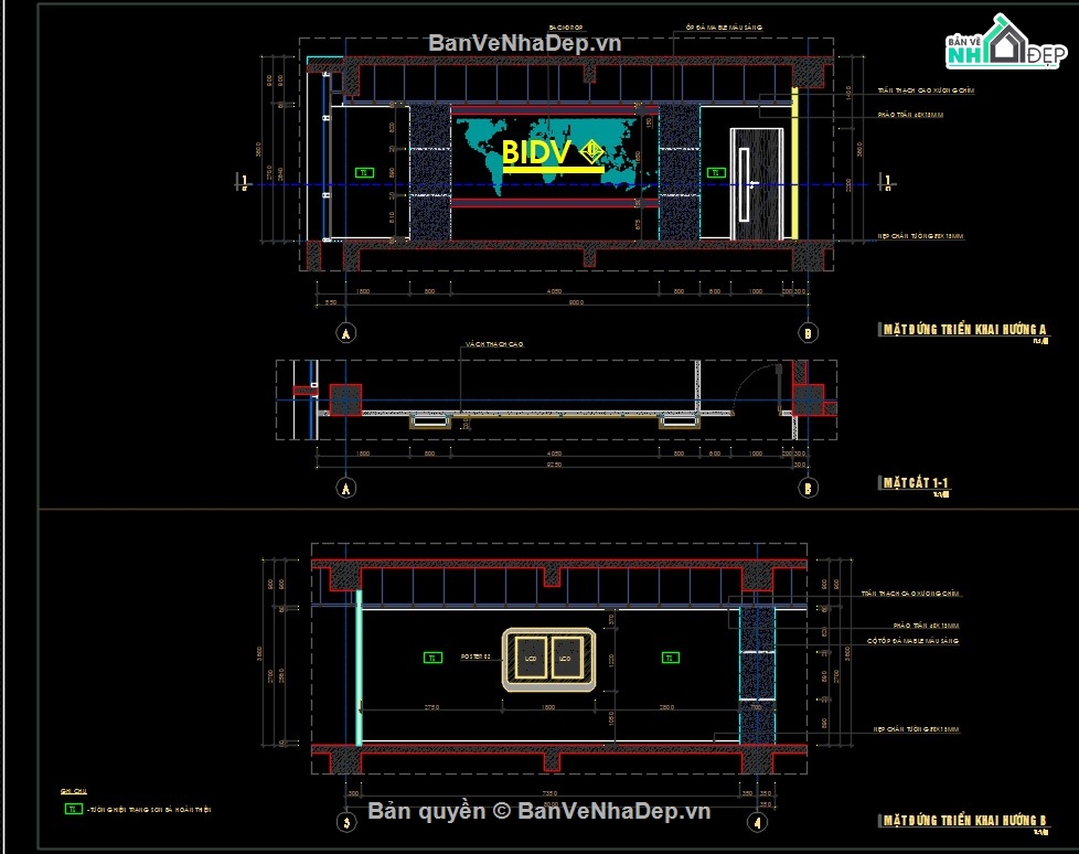 nội thất ngân hàng,bổ nội thất văn phòng,bản vẽ văn phòng