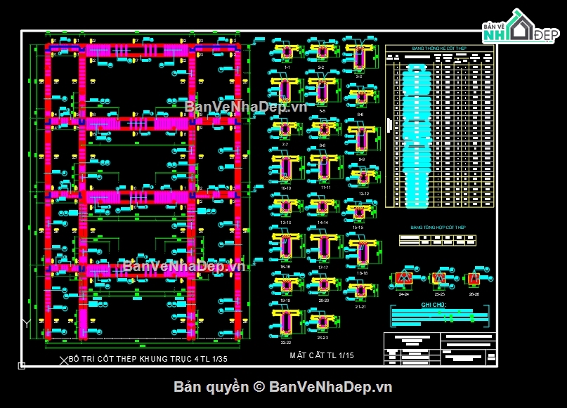 bản vẽ xây dựng,chi tiết đồ án,đồ án xây dựng