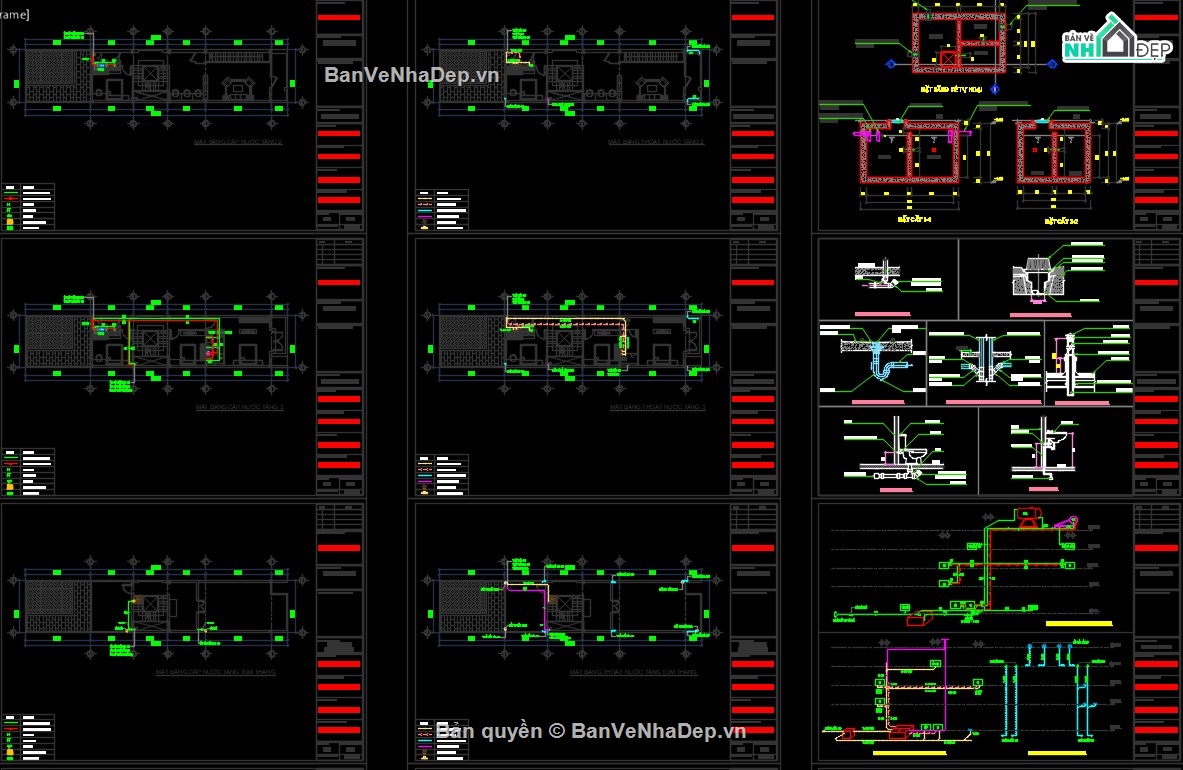 kiến trúc 4 tầng,mẫu nhà phố 4 tầng,Bản vẽ nhà 4 tầng