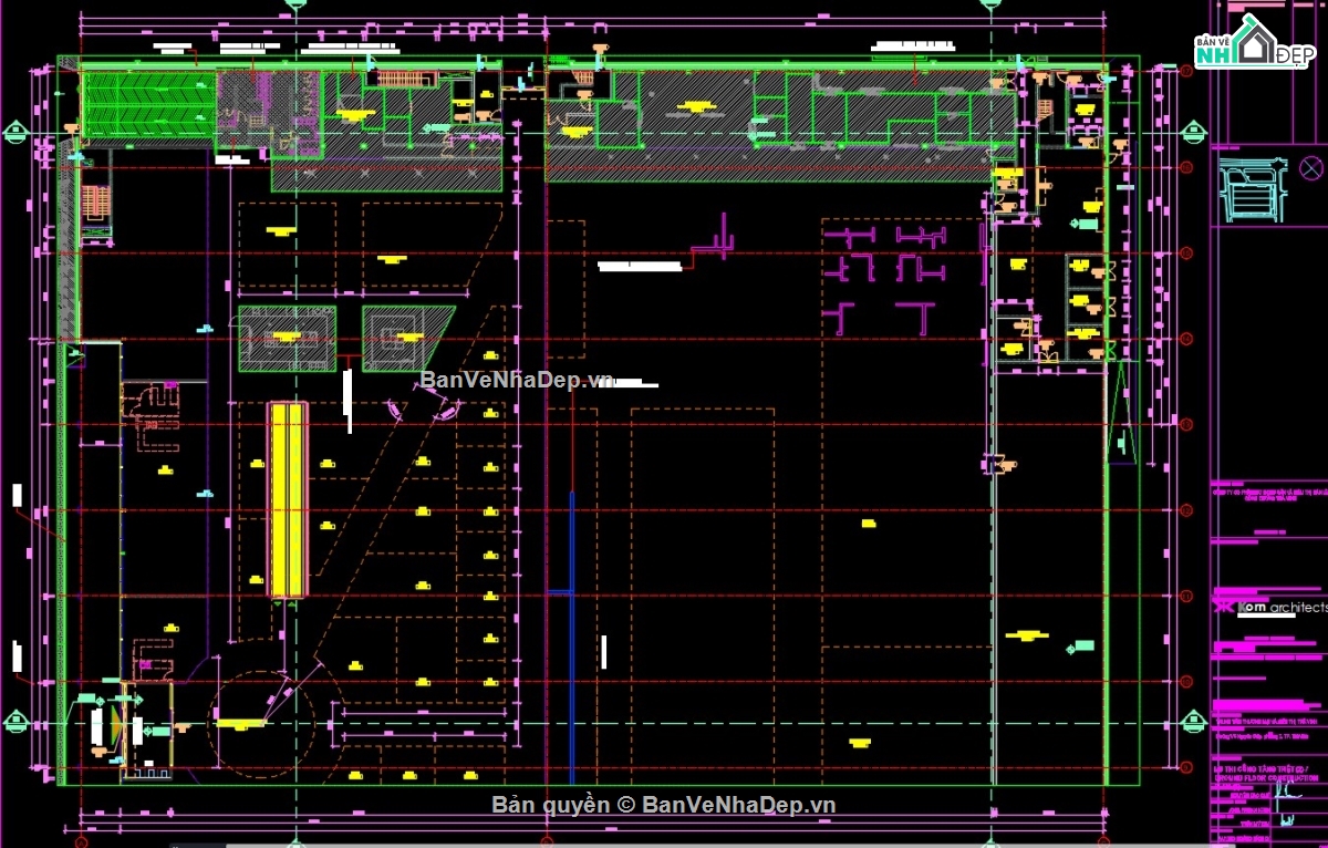 thiết kế siêu thị,Bản vẽ siêu thị big C,thiết kế mẫu siêu thị
