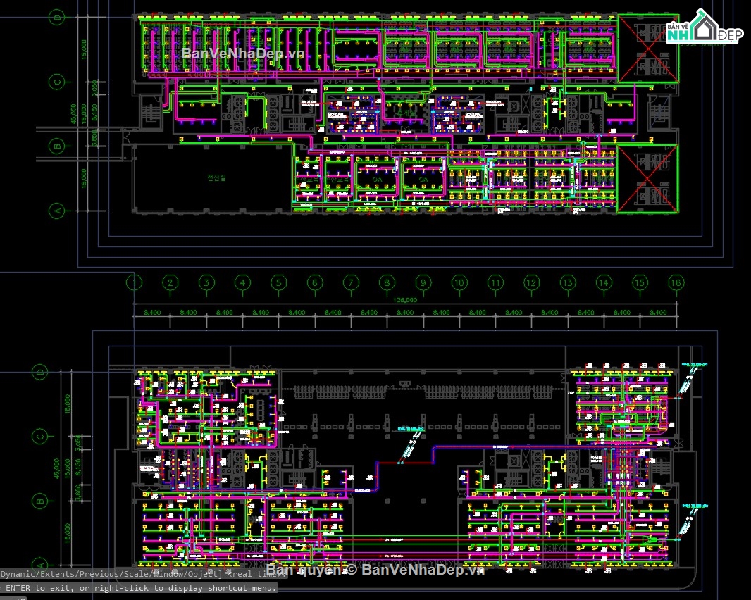 điều hòa thông gió,bản vẽ HVAC,HVAC nhà máy