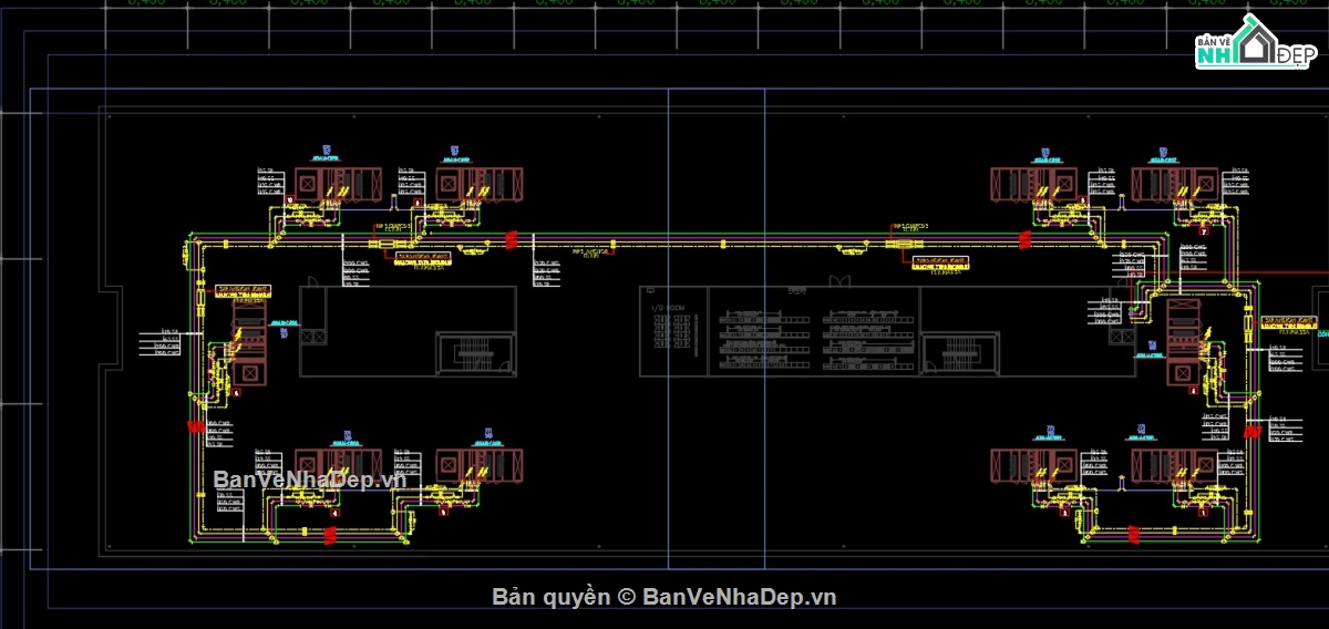 điều hòa thông gió,bản vẽ HVAC,HVAC nhà máy