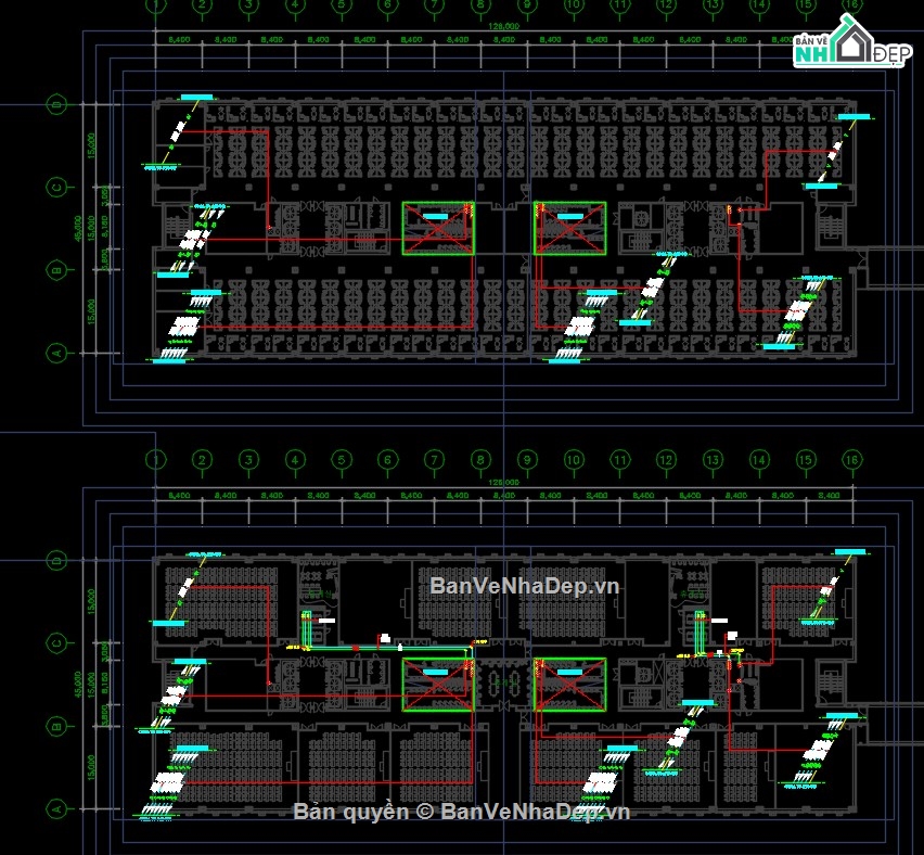 điều hòa thông gió,bản vẽ HVAC,HVAC nhà máy