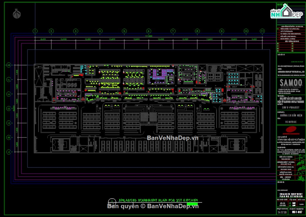 điều hòa thông gió,bản vẽ HVAC,HVAC nhà máy