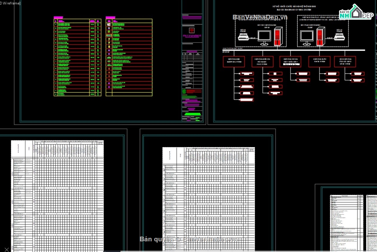bản vẽ hệ thống BMS,điều khiển BMS,bản vẽ hệ BMS