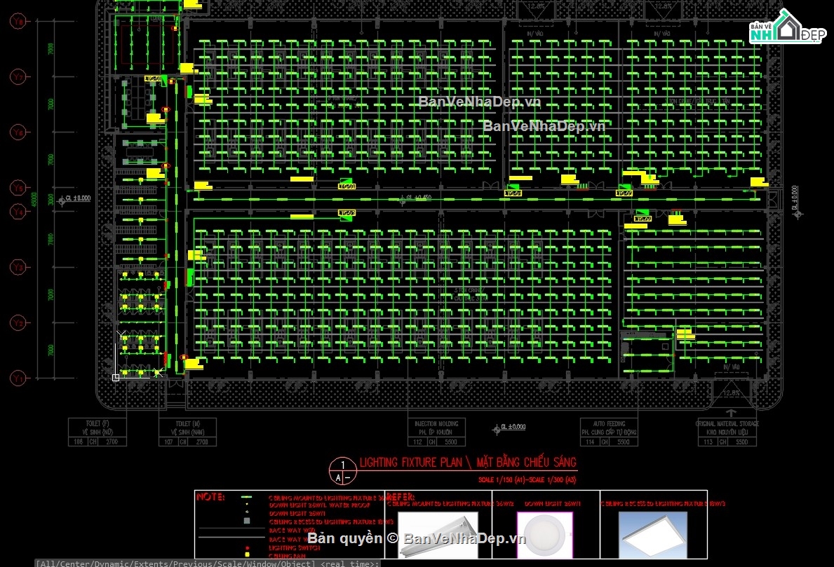 hệ thống điện,bản vẽ điện nhà máy,bản vẽ điện nhẹ nhà máy