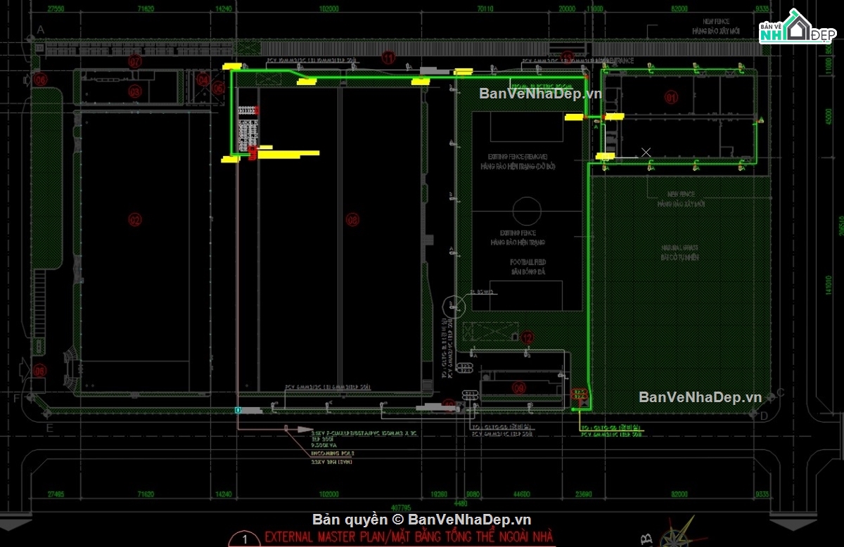 hệ thống điện,bản vẽ điện nhà máy,bản vẽ điện nhẹ nhà máy