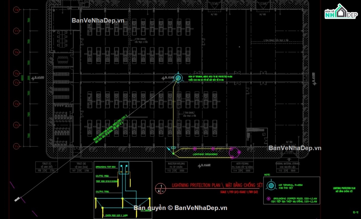 hệ thống điện,bản vẽ điện nhà máy,bản vẽ điện nhẹ nhà máy
