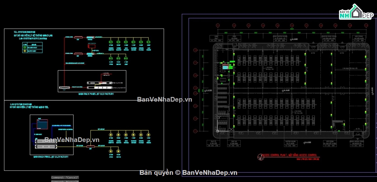 hệ thống điện,bản vẽ điện nhà máy,bản vẽ điện nhẹ nhà máy