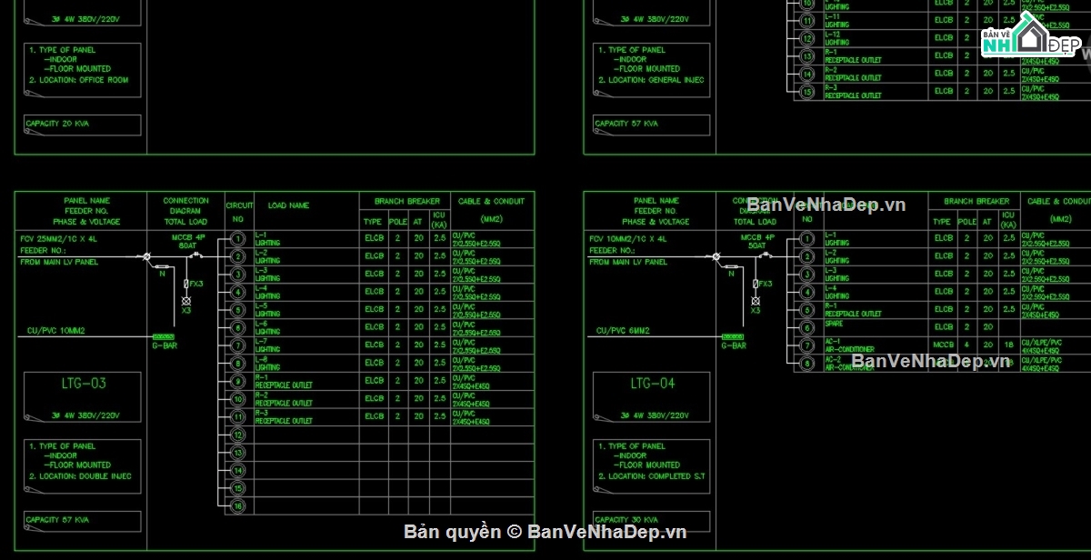 hệ thống điện,bản vẽ điện nhà máy,bản vẽ điện nhẹ nhà máy