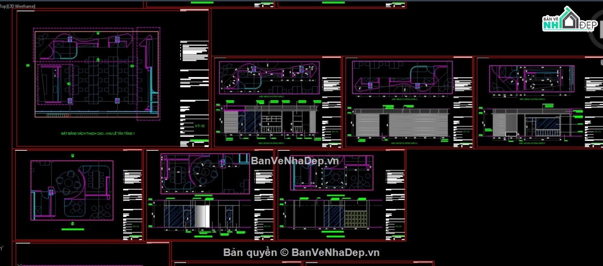 cad nội thất,Bản vẽ nội thất,nội thất văn phòng